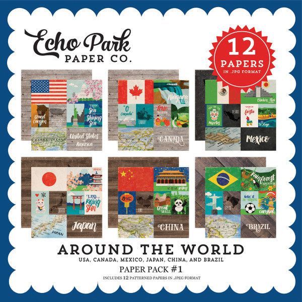 Around the World Paper Pack #1