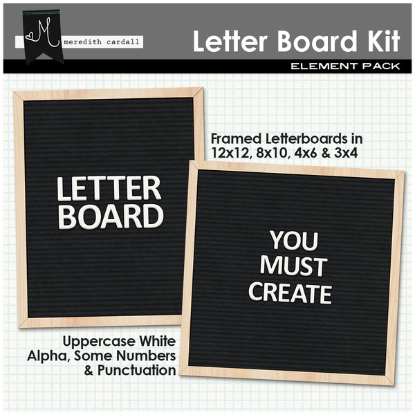 Letter Board Kit