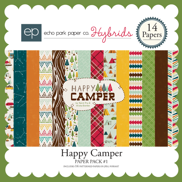 Happy Camper Paper Pack #1