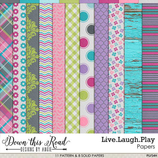 Live.Laugh.Play Paper Pack