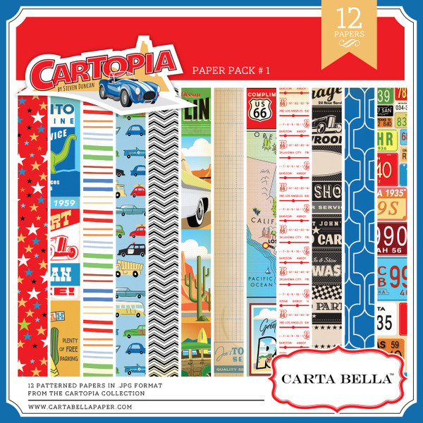 Cartopia Paper Pack #1