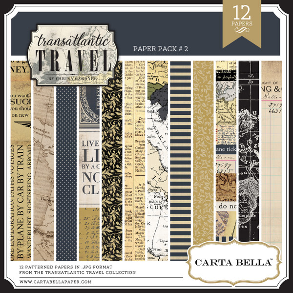 Transatlantic Travel Paper Pack #2