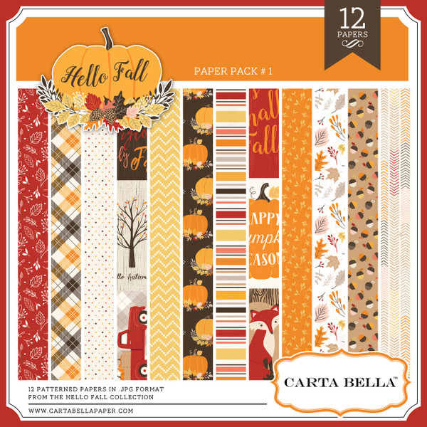 Hello Fall Paper Pack #1