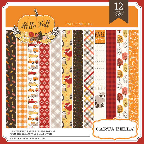 Hello Fall Paper Pack #2
