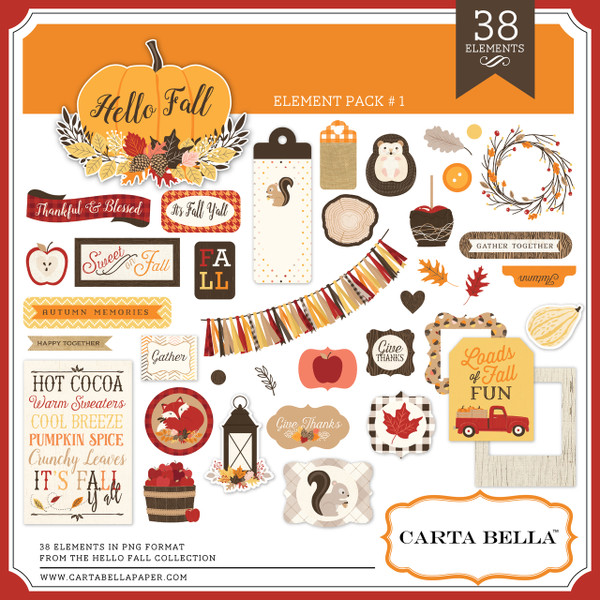 Hello Fall Element Pack #1
