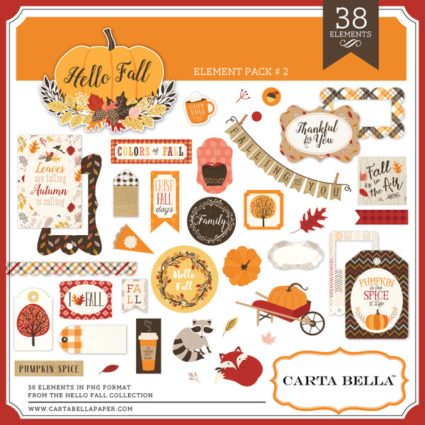 Hello Fall Element Pack #2