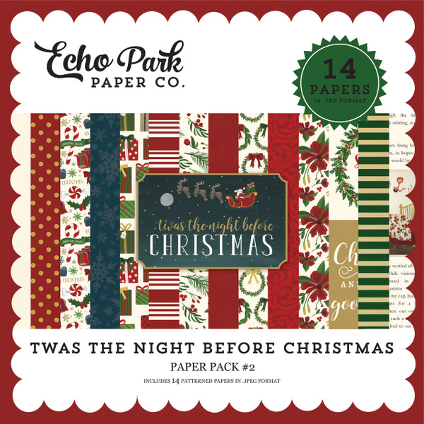 Twas the Night Before Christmas Paper Pack #2