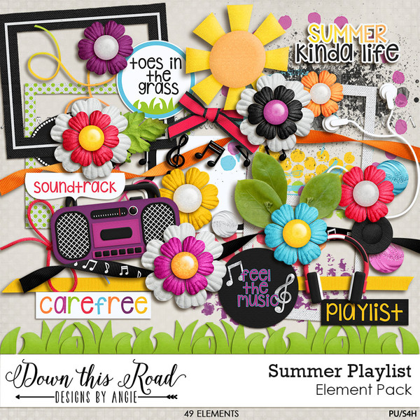 Summer Playlist Element Pack