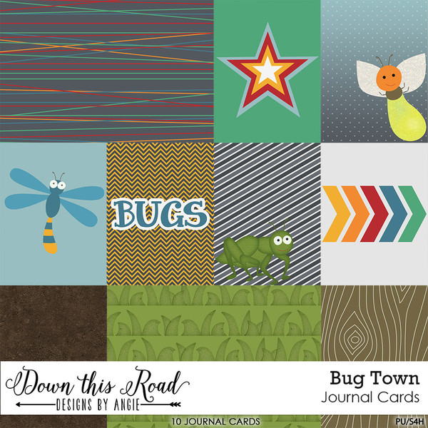 Bug Town Journal Cards