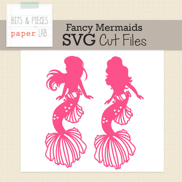 Fancy Mermaid Cut Files