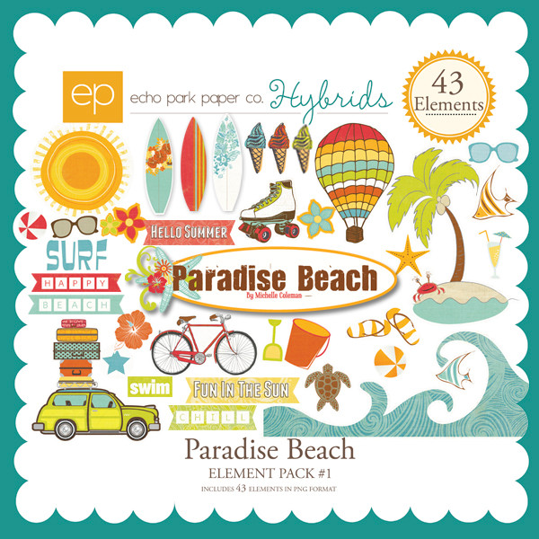 Paradise Beach Element Pack #1