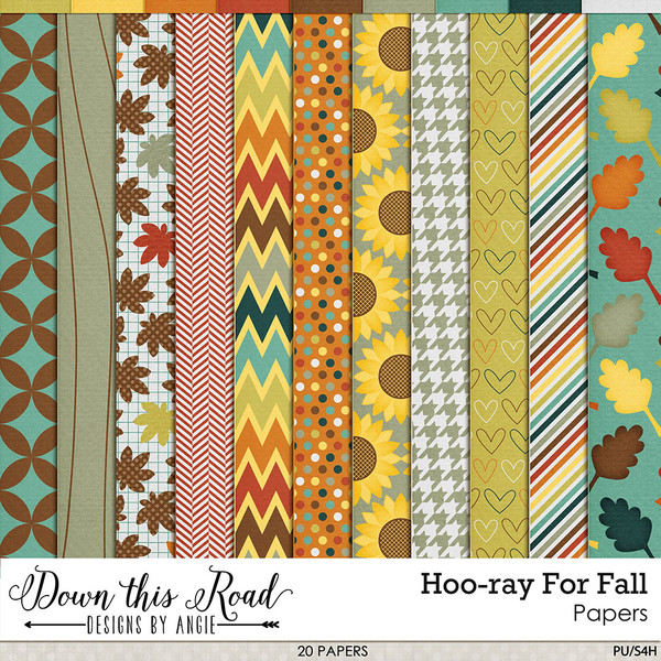 Hoo-ray For Fall Paper Pack