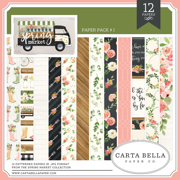 Spring Market Paper Pack #1