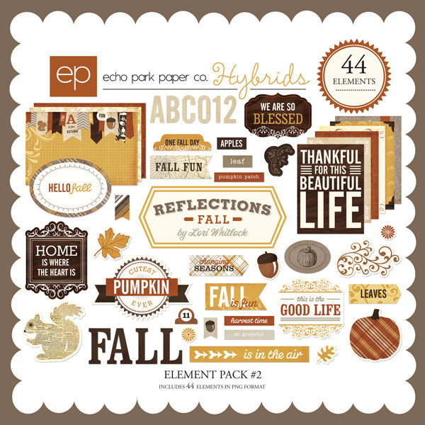 Reflections Fall Element Pack #2