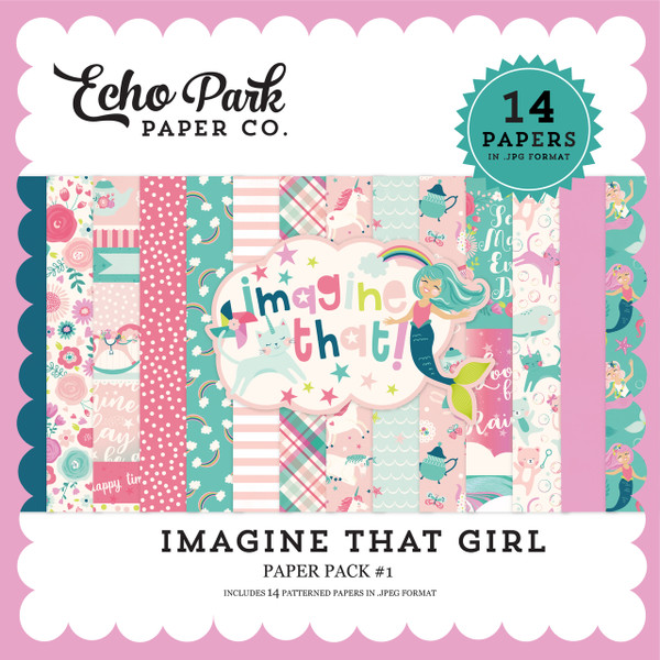 Imagine That Girl Paper Pack #1