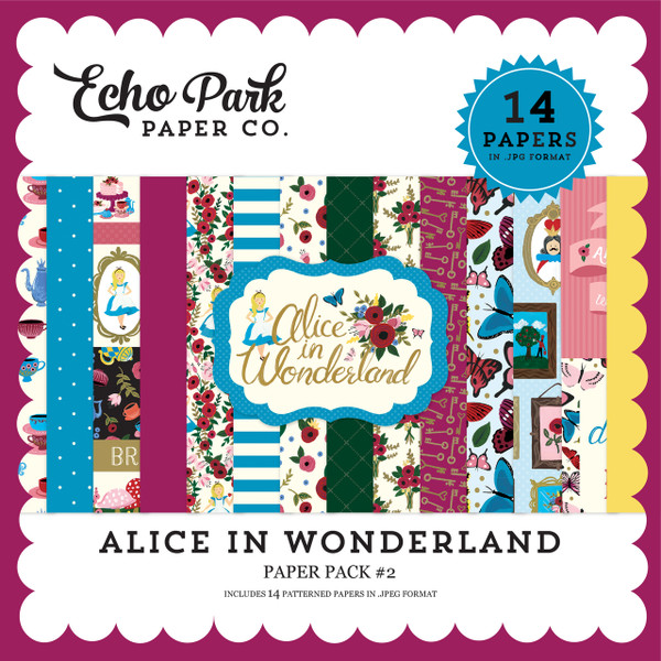 Alice In Wonderland Paper Pack #2