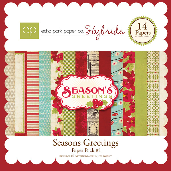 Seasons Greetings Paper Pack #1