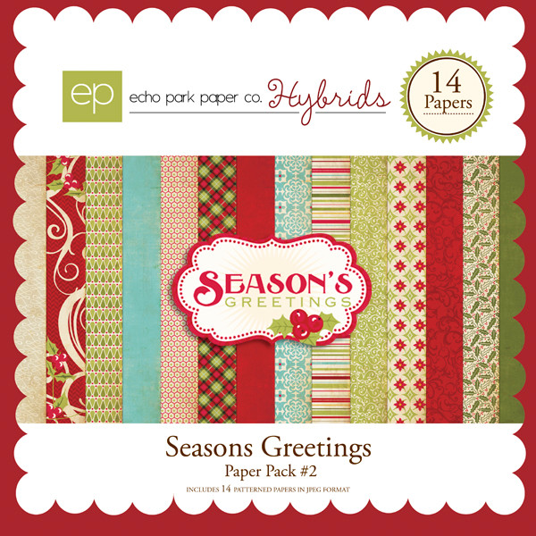 Seasons Greetings Paper Pack #2