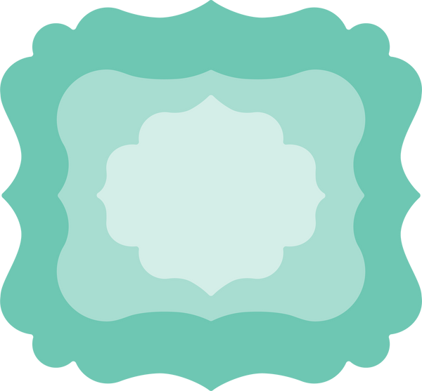 Square Label Set SVG Cut File