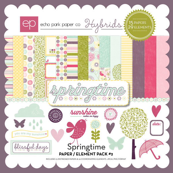Springtime Paper/Element Pack #2