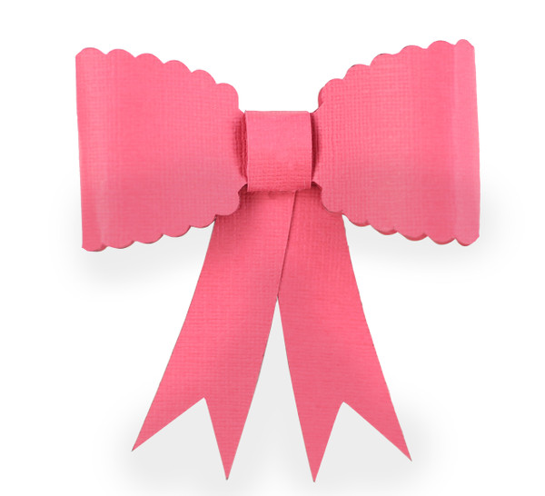 Scallop Bow SVG Cut File