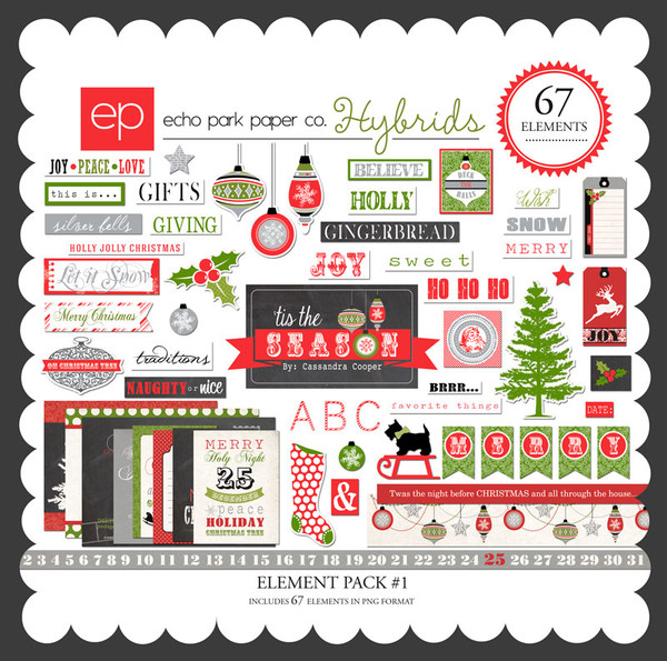 Tis the Season Element Pack #1