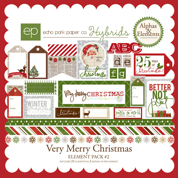 Very Merry Christmas Element Pack #2