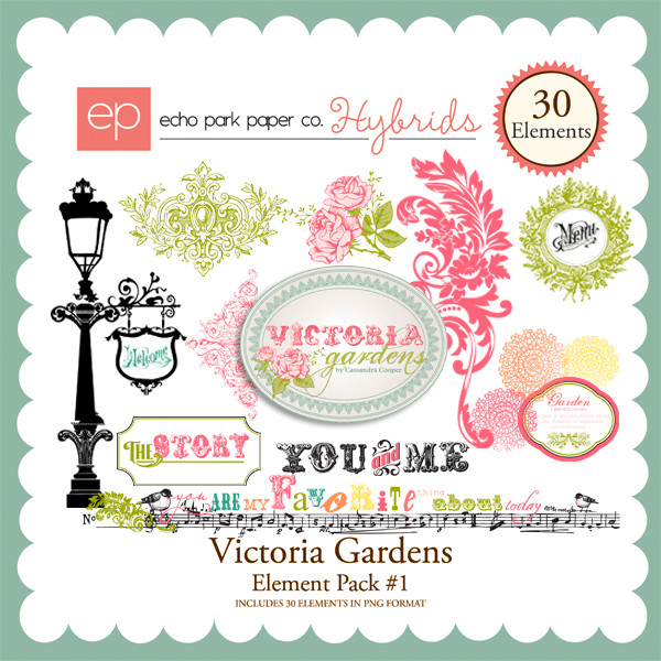 Victoria Gardens Element Pack #1