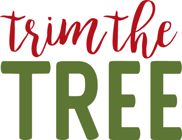 Trim The Tree SVG Cut File