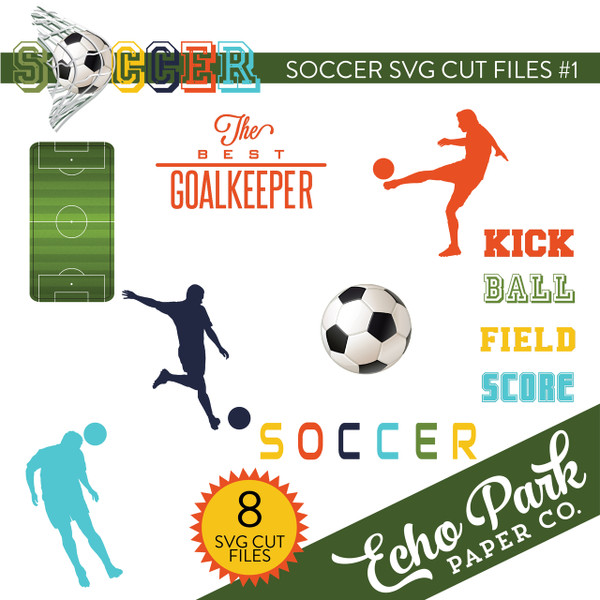 Soccer SVG Cut Files #1