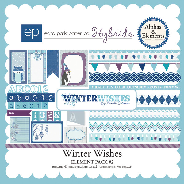 Winter Wishes Element Pack #2