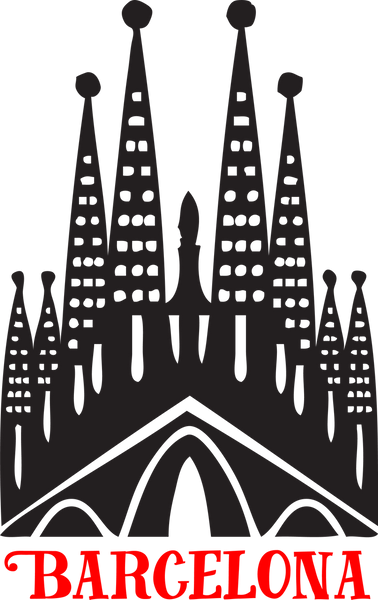 Barcelona SVG Cut File