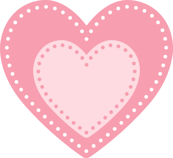 Nesting Heart SVG Cut File