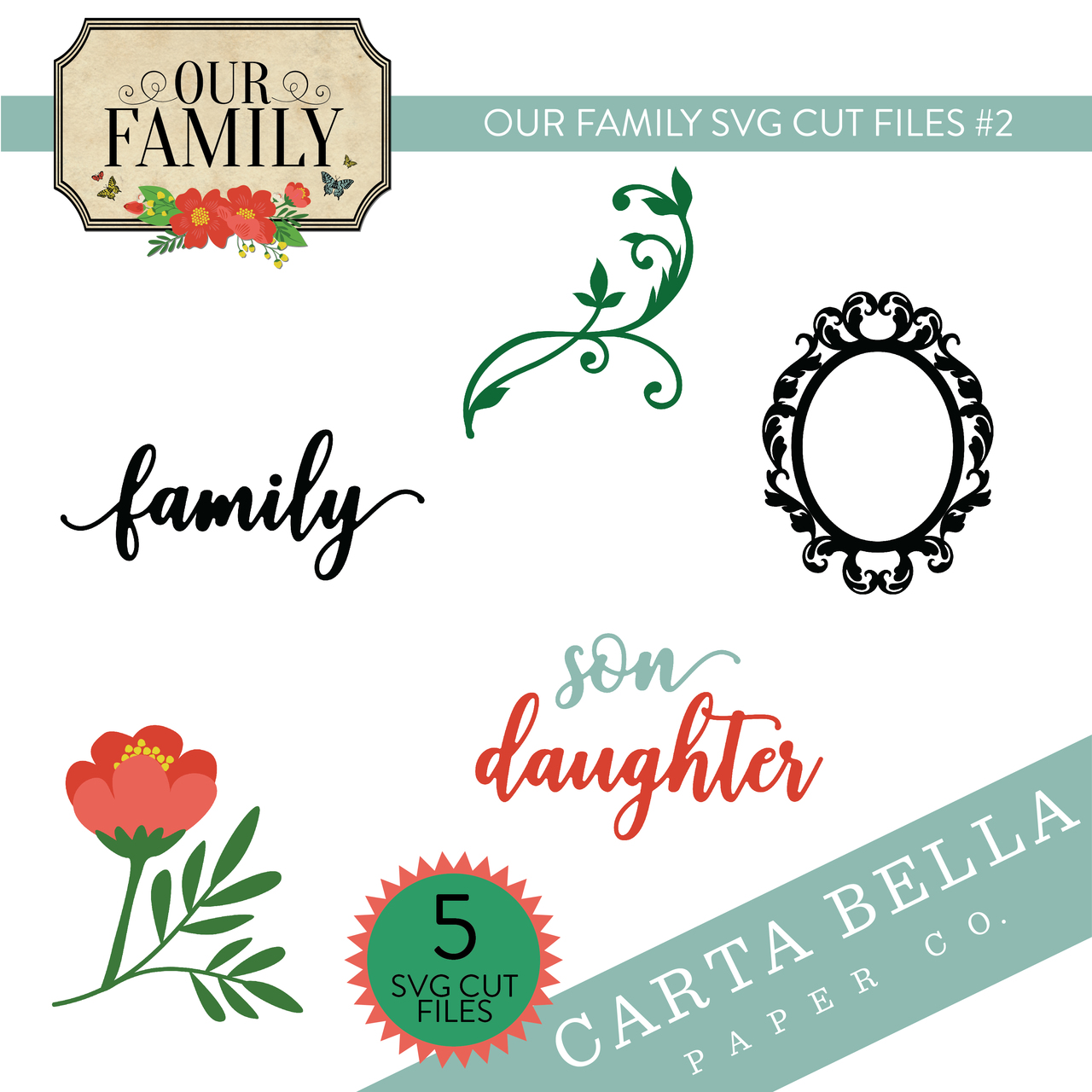 Our Family SVG Cut Files #2