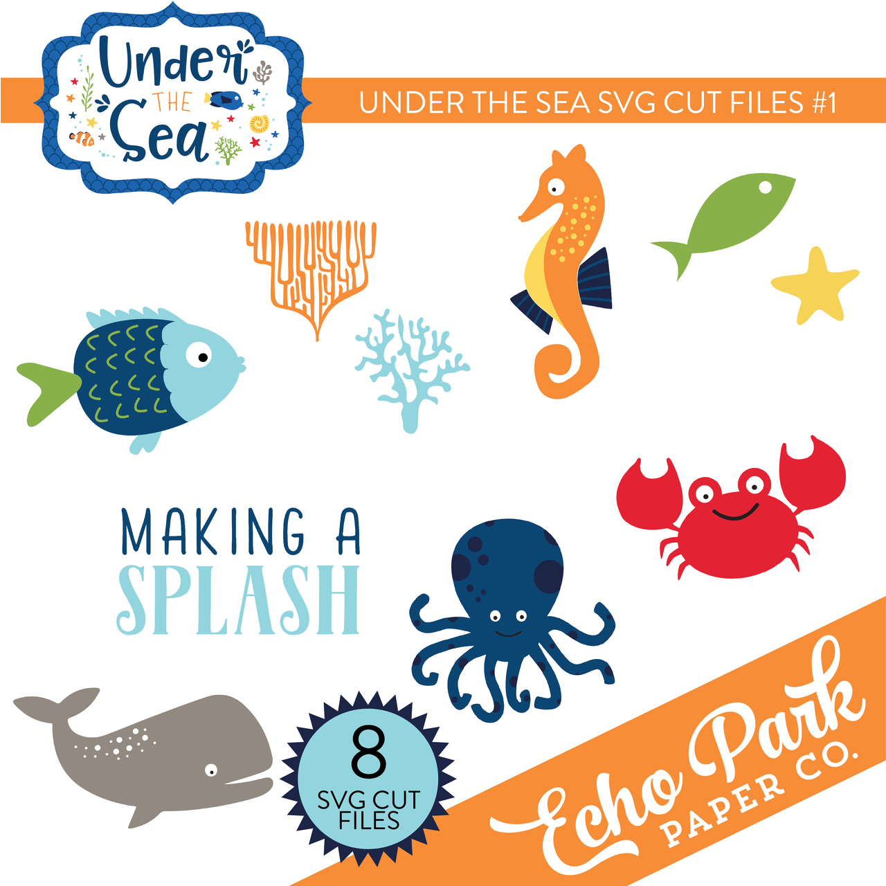 Under The Sea SVG Cut Files #1