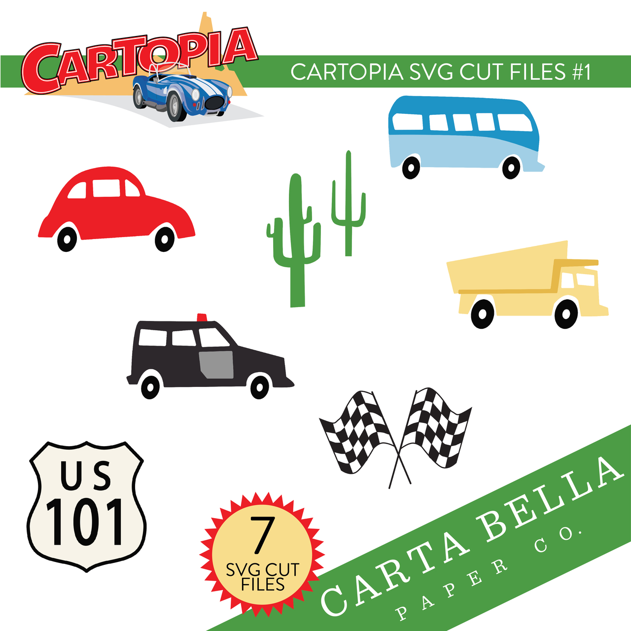 Cartopia SVG Cut Files #1