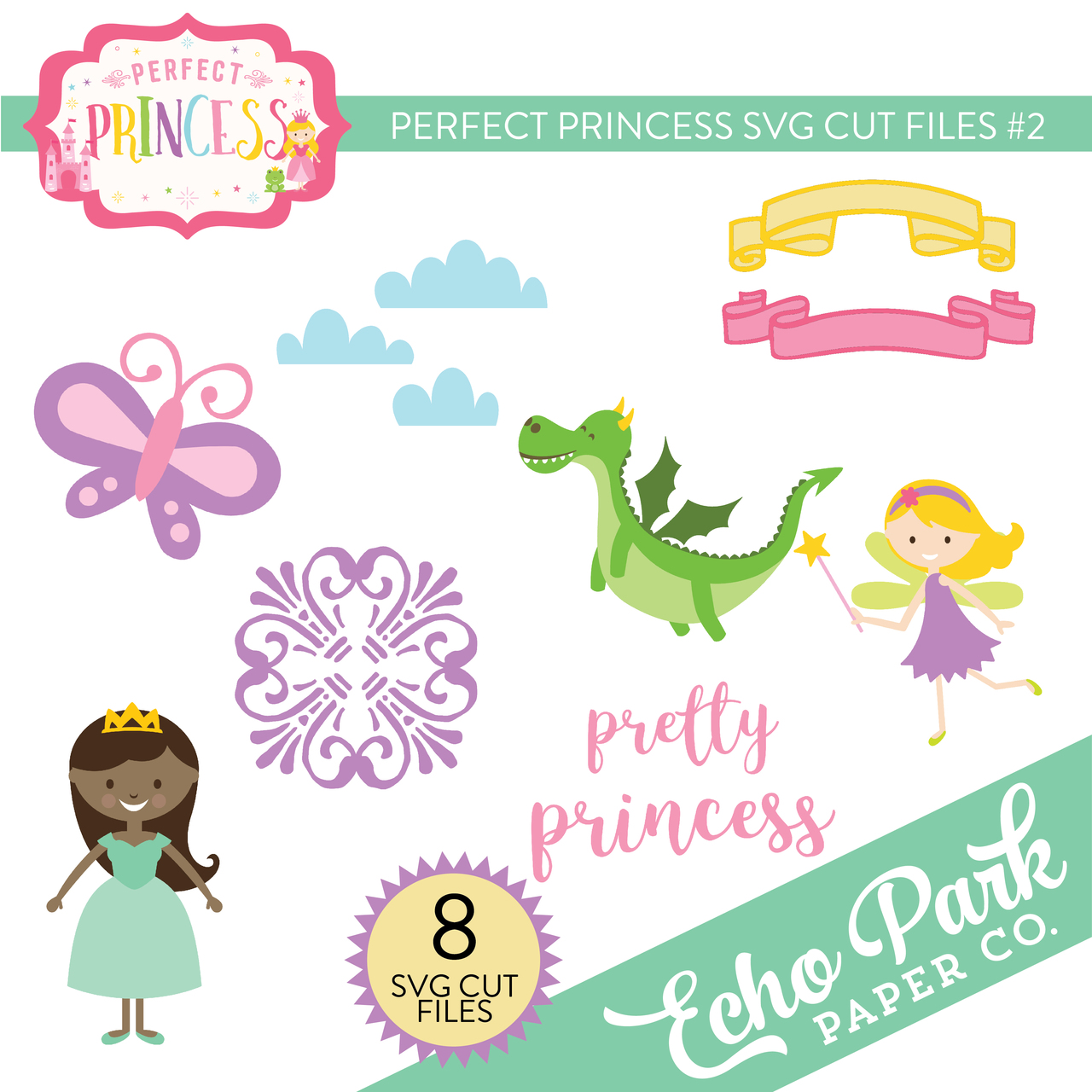 Perfect Princess SVG Cut Files #2