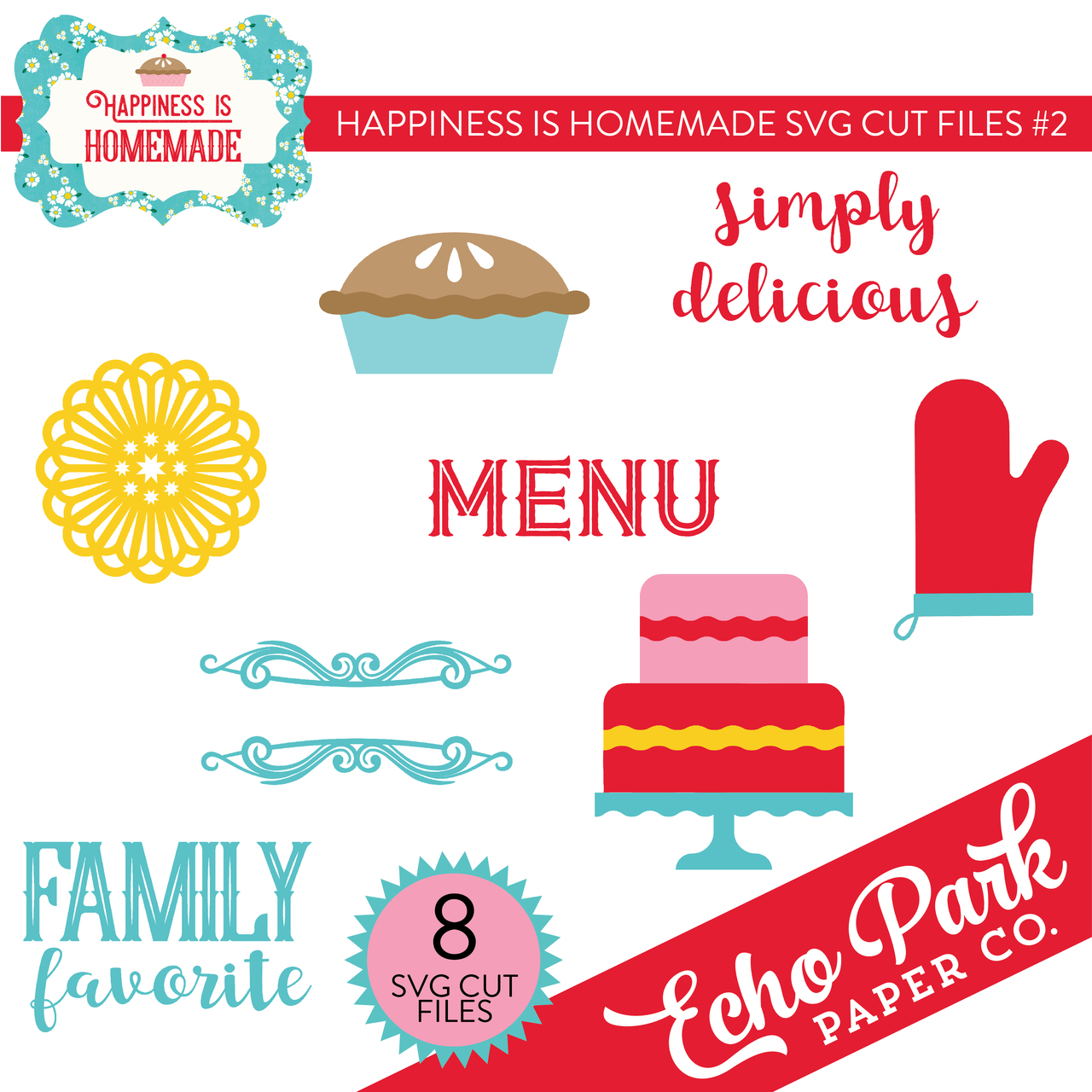 Happiness Is Homemade Svg Cut Files 2 Snap Click Supply Co