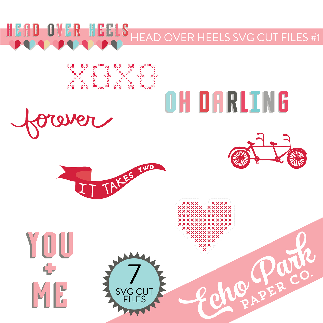 Head Over Heels SVG Cut Files #1