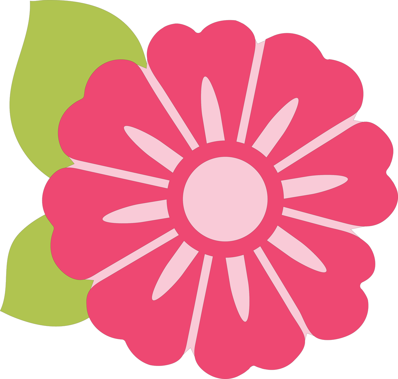 Download Summer Flower SVG Cut File - Snap Click Supply Co.