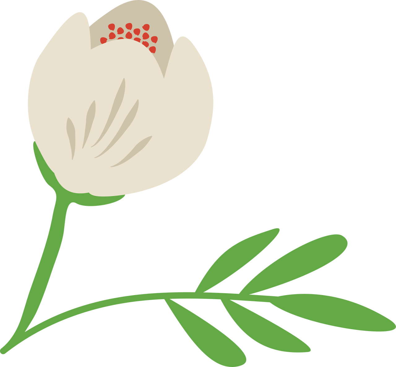 Free Flower Bud 3 Design SVG Cut File