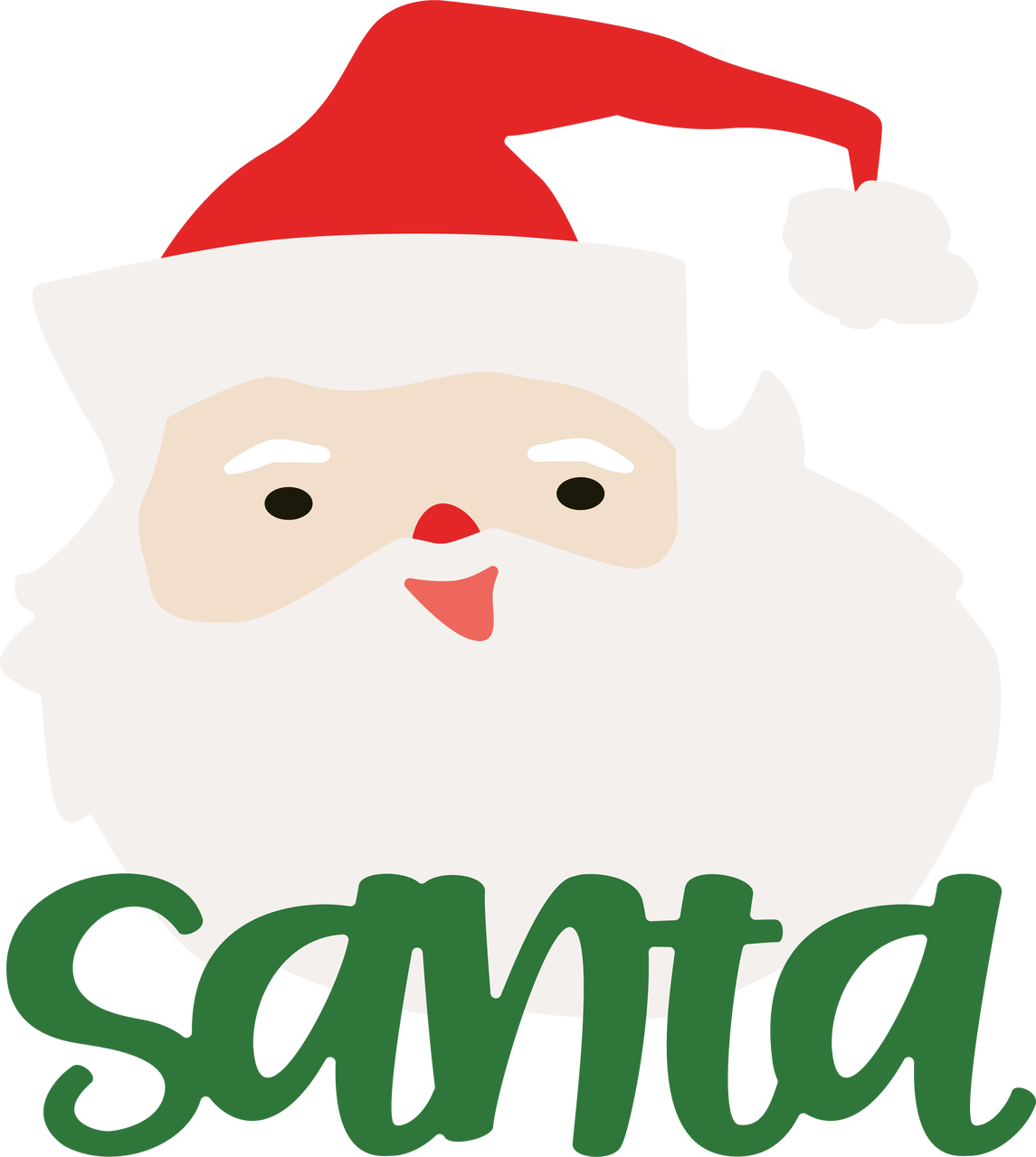 Santa #4 SVG Cut File