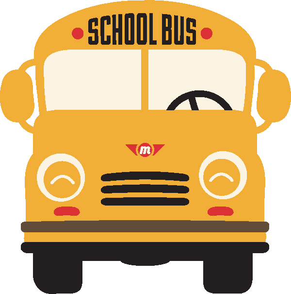 School Bus SVG Cut File - Snap Click Supply Co.