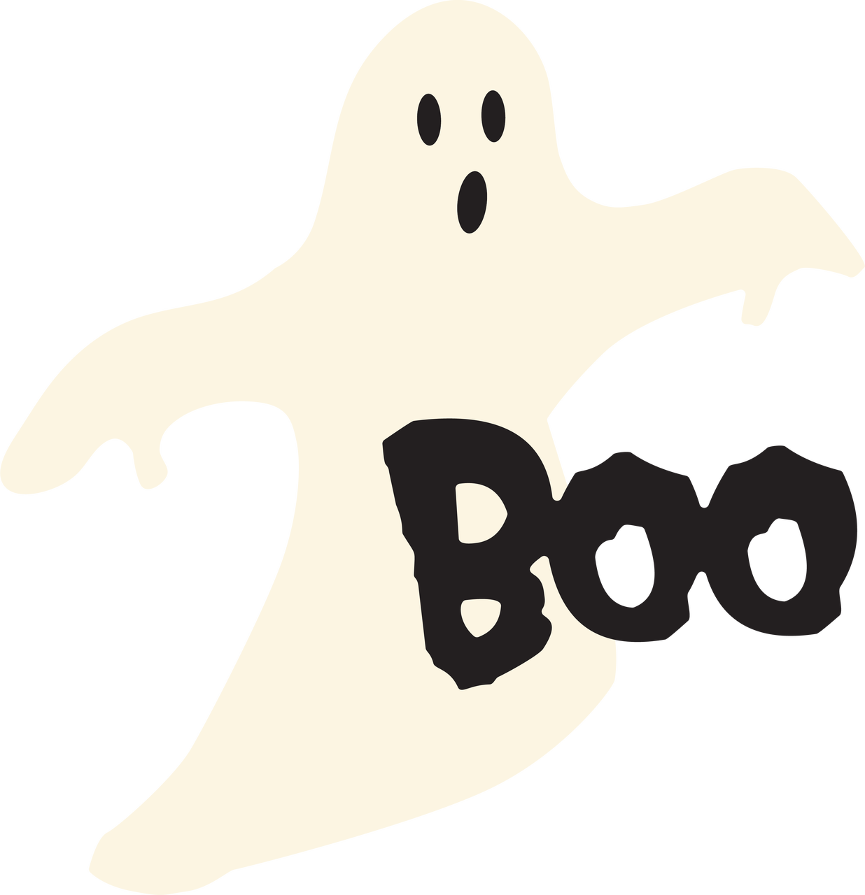 Boo #2 SVG Cut File