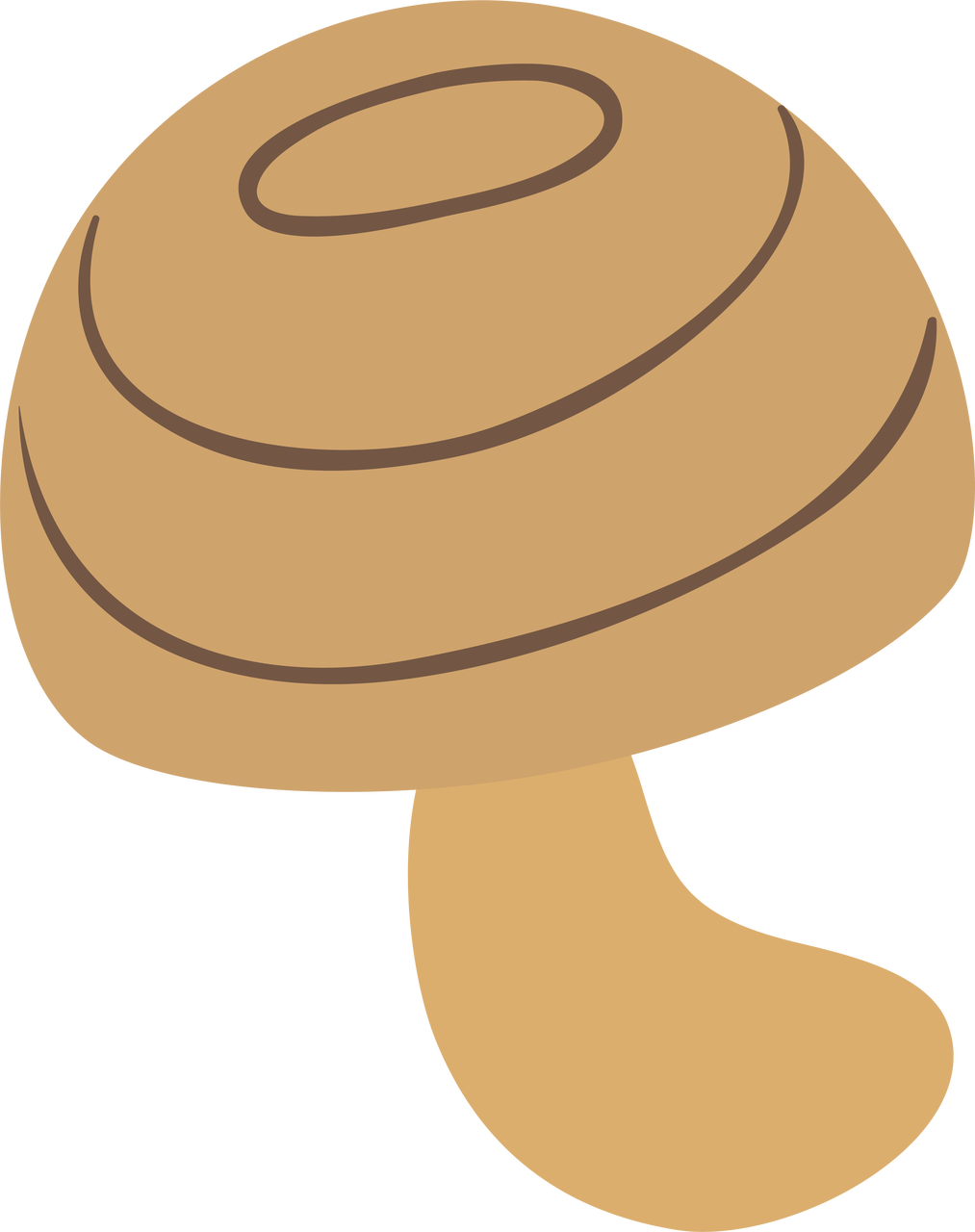 Mushroom #3 SVG Cut File