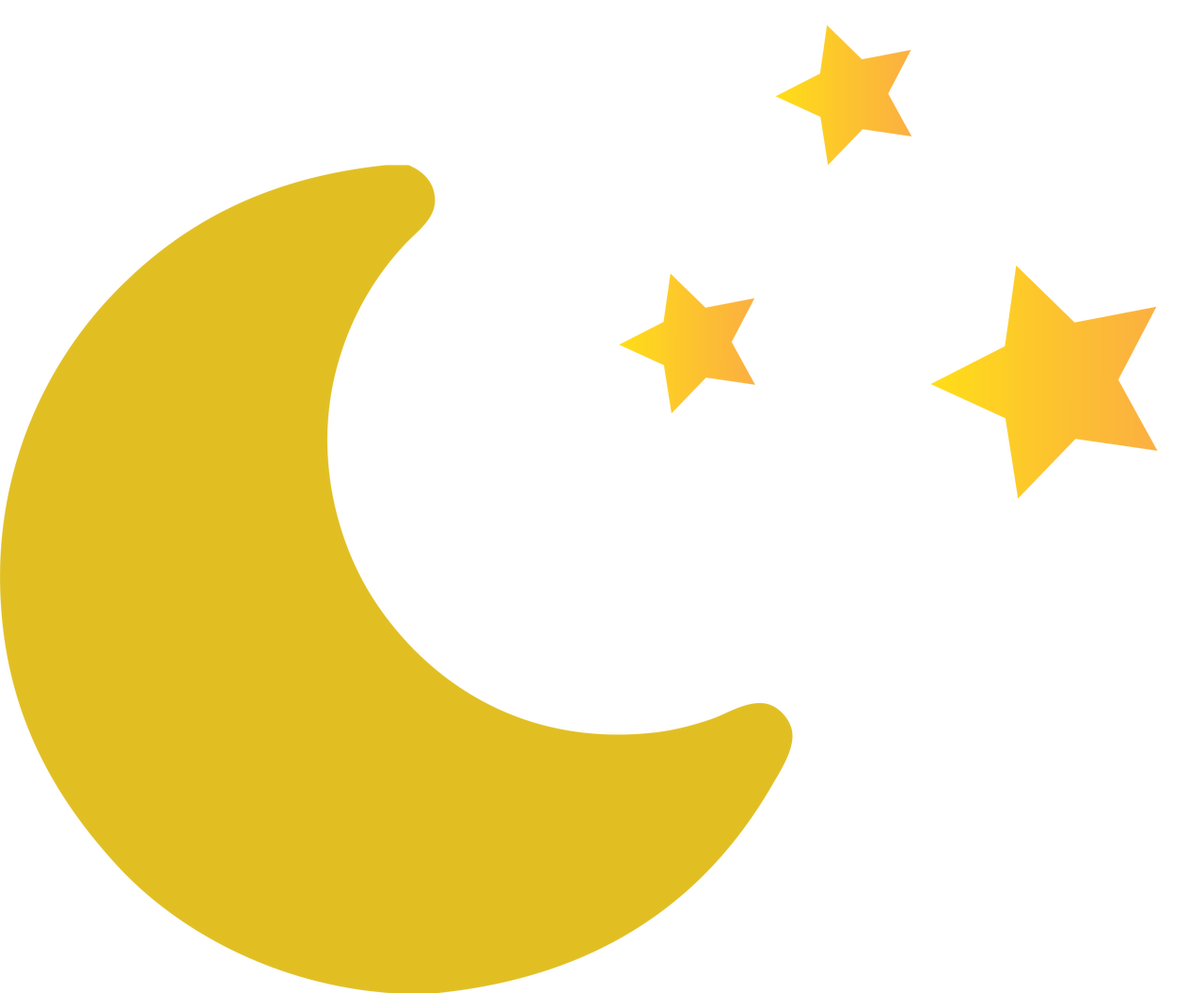 Moon and Stars #2 SVG Cut File