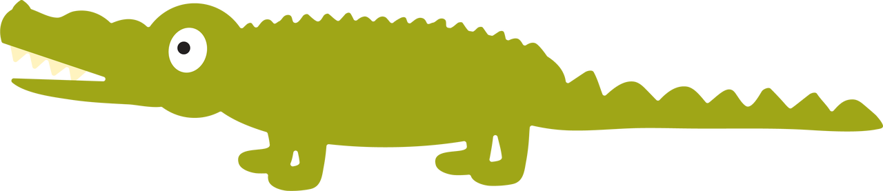 Alligator SVG Cut File