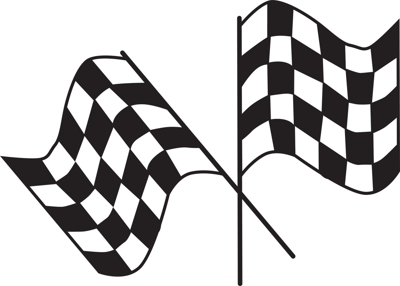 Download Race Flags SVG Cut File - Snap Click Supply Co.