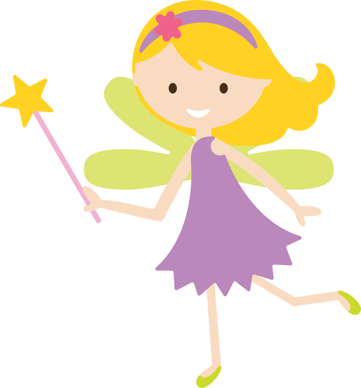 Fairy #2 SVG Cut File - Snap Click Supply Co.