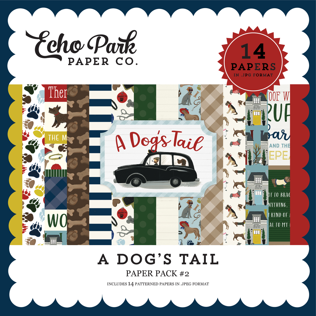 A Dog's Tail Paper Pack #2